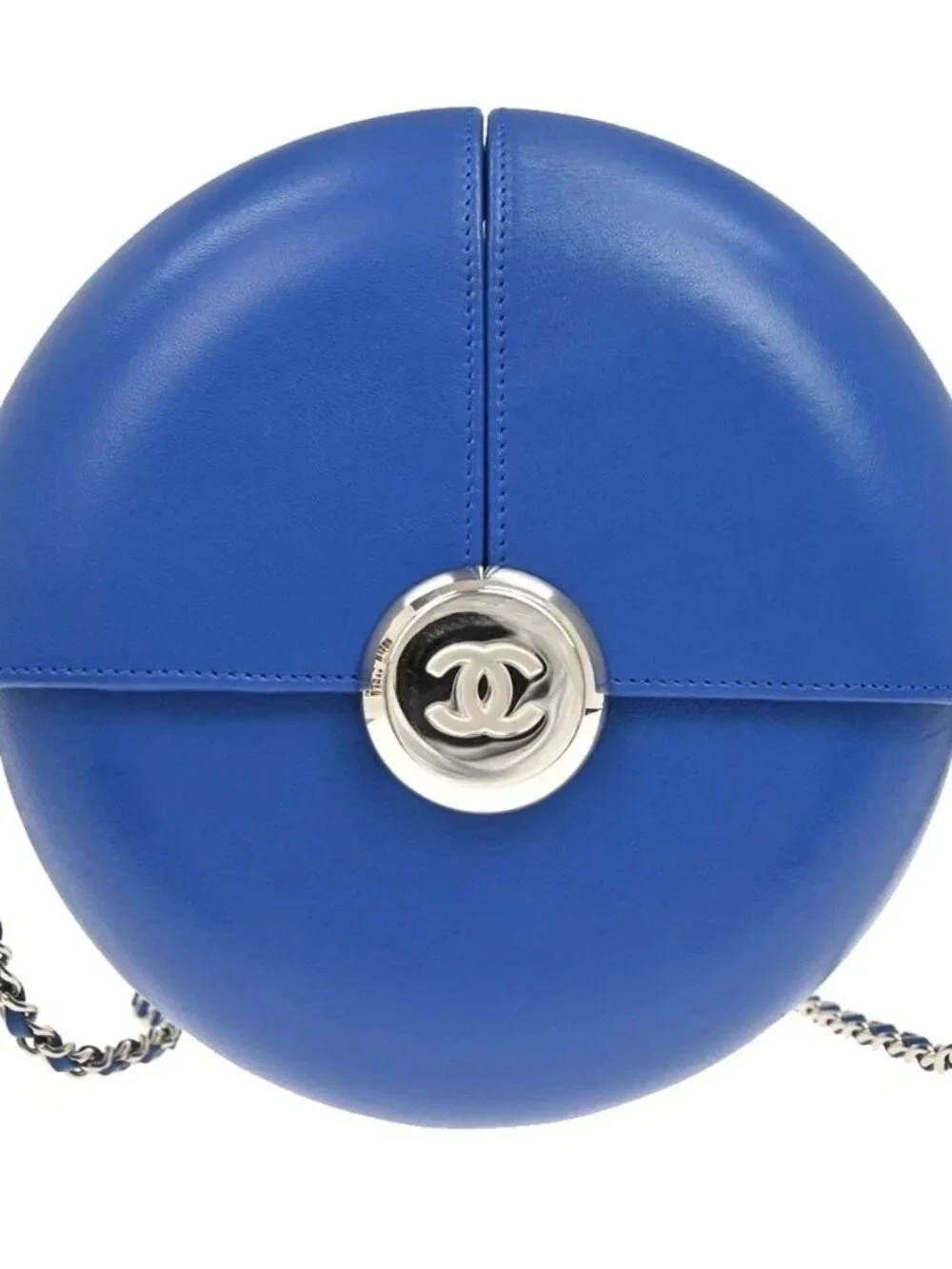 Chanel Blue Evening In The Air Leather Shoulder Bag KQ01712